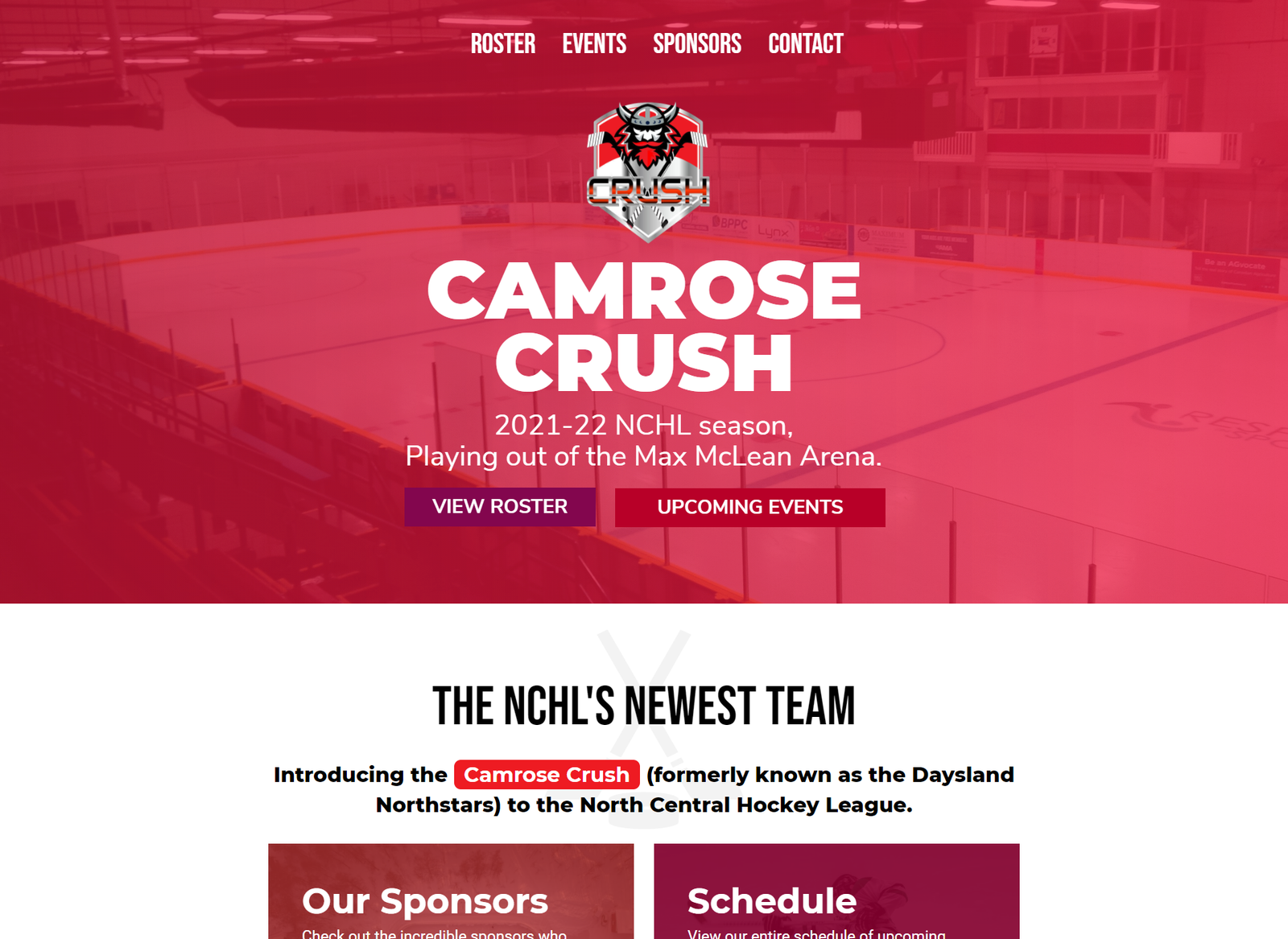 camrose crush official website